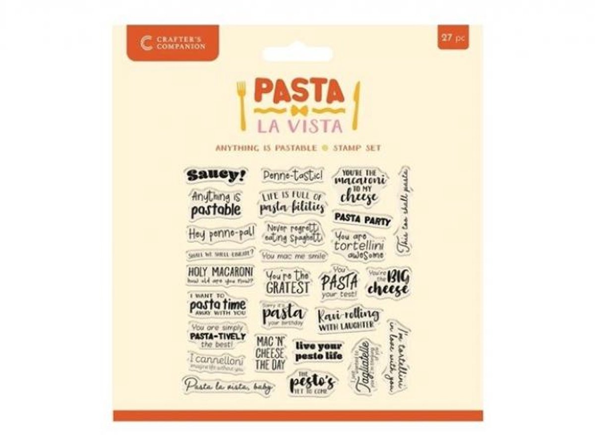 CC - Pasta La Vista - Clearstamp - Anything is Pastable